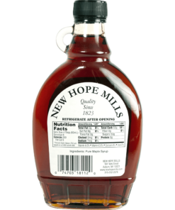 New Hope Mills Pure Maple Syrup back