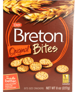 Box of Breton Bites original crackers