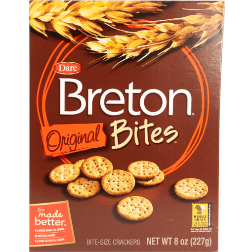 Box of Breton Bites original crackers