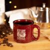 New Hope Mill red coffee mug