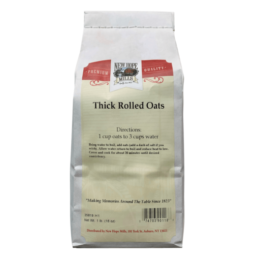 New Hope Mill Thick Rolled Oats 1lb