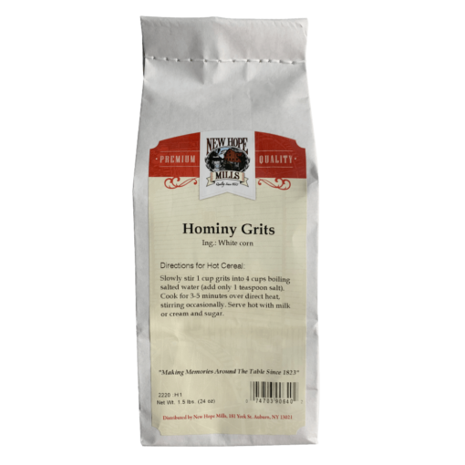 New Hope Mill Hominy Grits 1.5lb