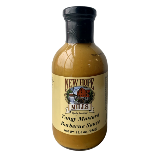 New Hope Mill tangy mustard barbecue sauce