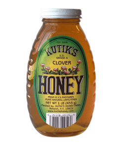 Kutiks 1lb clover honey