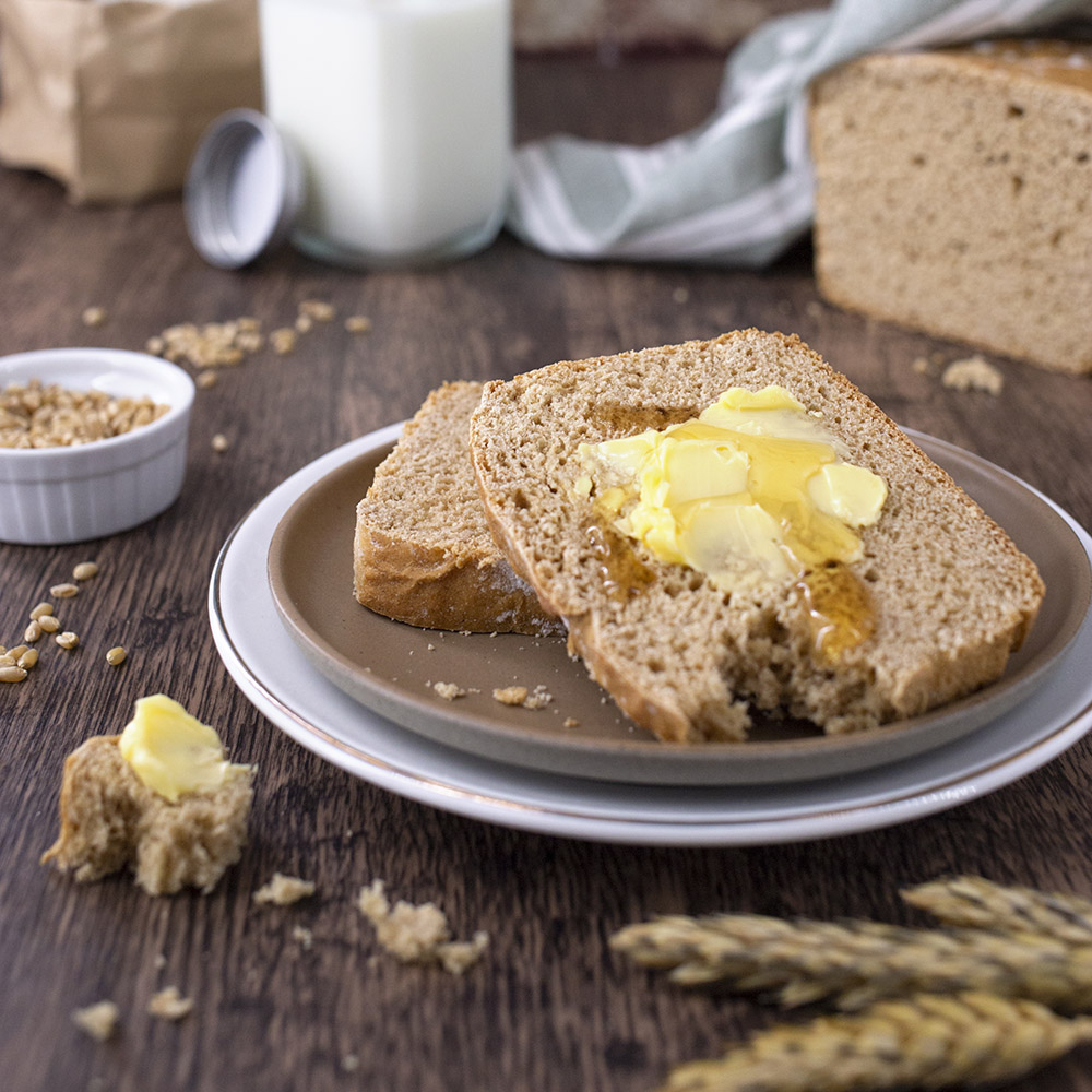 Farmhouse wheat bread