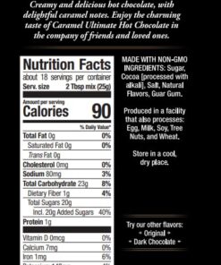 Image of Ultimate Hot Chocolate Caramel nutritional facts and information