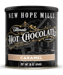 Image of a canister of Caramel Ultimate Hot Chocolate Mix