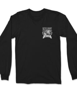 Long Sleeve Front; black with white New Hope Mills logo