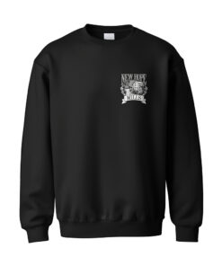 Sweatshirt Front; black with white New Hope Mills logo