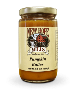 New Hope Mills brand 9.5oz jar of Pumpkin Butter