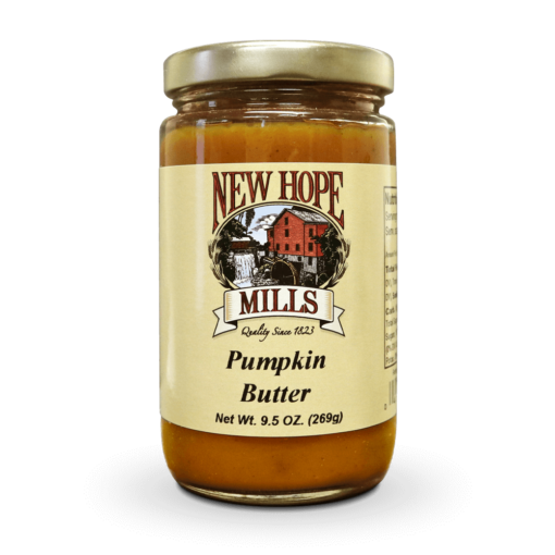 New Hope Mills brand 9.5oz jar of Pumpkin Butter