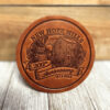 Photo of New Hope Mills 200th Year Anniversary Leather Coaster