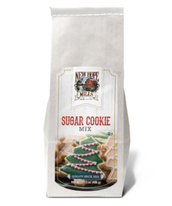 New Hope Mills Christmas Sugar Cookie Mix in a white bag