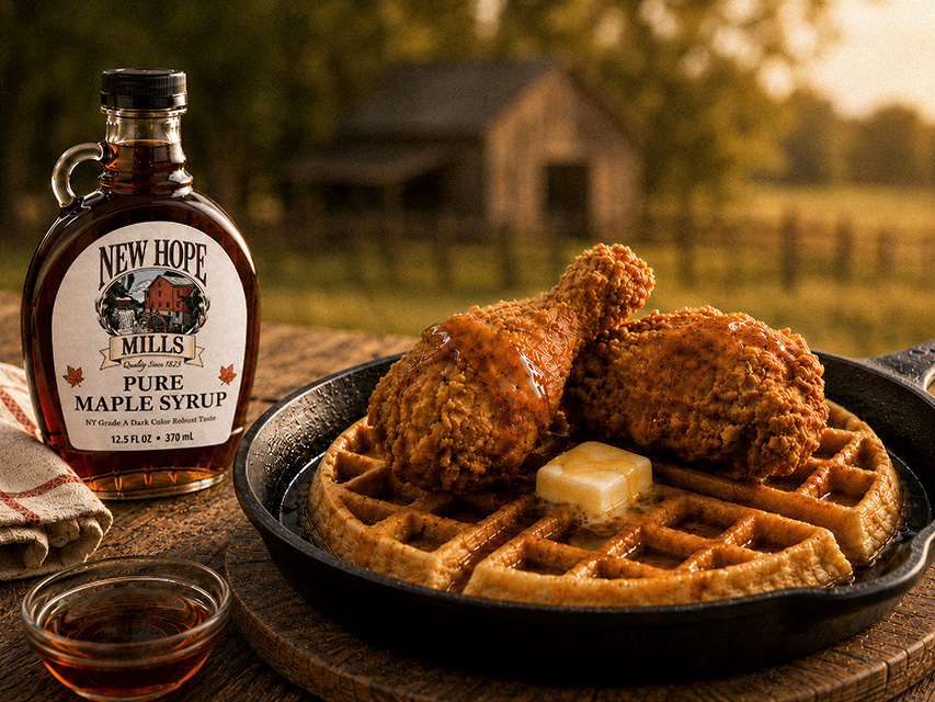 Chicken and waffle